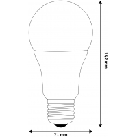 Avide LED Globe A70 16W E27 WW 3000K