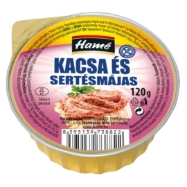 Hamé 120g kacsa és sertésmájas