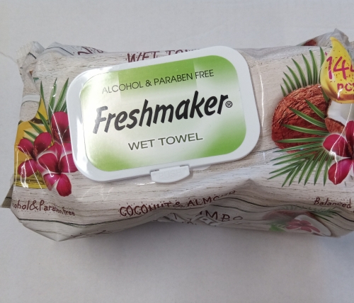 Freshmaker törlőkendő 144lap extra jumbo