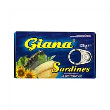 Giana 125g szardinia napraforgóolajban