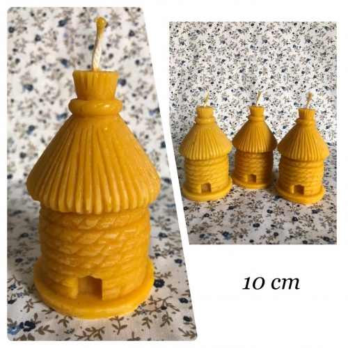 Méhviasz gyertya méhkas 10cm