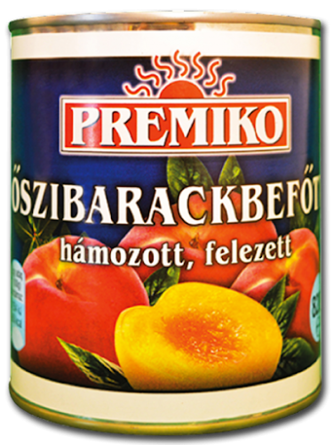 Premiko 820g őszibarack befőtt
