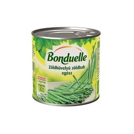 Bonduelle 400g zöldhüvelyű zöldbab egész