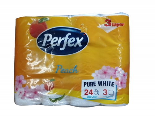 Perfex wc papír 24tekercs 3rétegü Barack