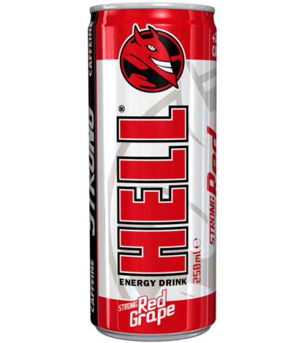 Hell 250ml red grape