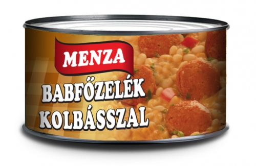 Menza 400g babfőzelék kolbásszal