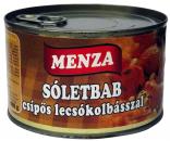 Menza 400g sólet csípös lecsokolbász